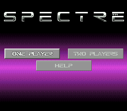 Spectre (USA) Title Screen